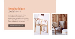 Meubles En Bois Simples - Online HTML Page Builder