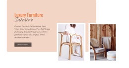 HTML Code For Simple Wooden Furniture