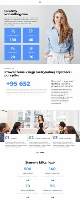 Trzymamy Poziom - Konfigurowalny Profesjonalny Szablon HTML5