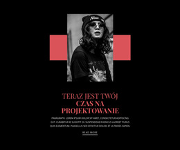 Wiodąca Agencja Modowa - Piękny Projekt Strony Internetowej