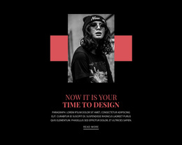 Leading Fashion Agency - Beautiful Website Design