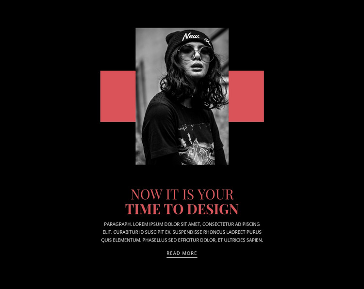 Leading Fashion agency Website Mockup