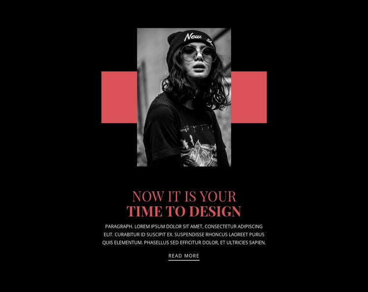 Leading Fashion agency Landing Page