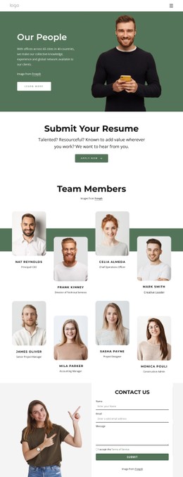Team Page
