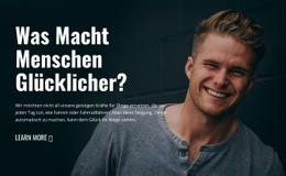 Warum Menschen Glücklicher Machen? - Benutzerdefinierte HTML5-Vorlage