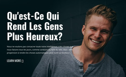 Pourquoi Rendre Les Gens Plus Heureux - Modèle HTML5 Réactif