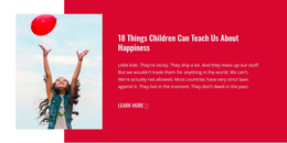 Childhood Happiness Templates Html5 Responsive Free