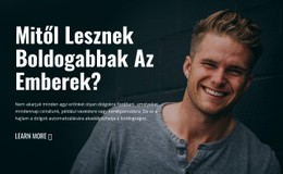 Hogy Boldoggá Teheti Az Embereket – Reszponzív HTML5-Sablon