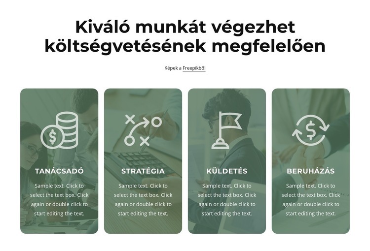 Rács átjátszó nagy ikonokkal HTML Sablon