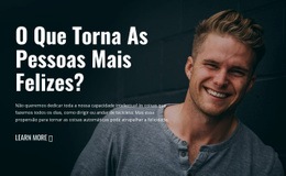 Construtor De Sites Exclusivo Para O Que Faz As Pessoas Mais Felizes