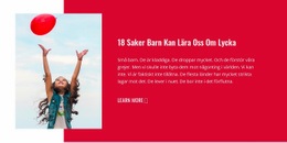 Responsiv Webbmall För Barndomslycka