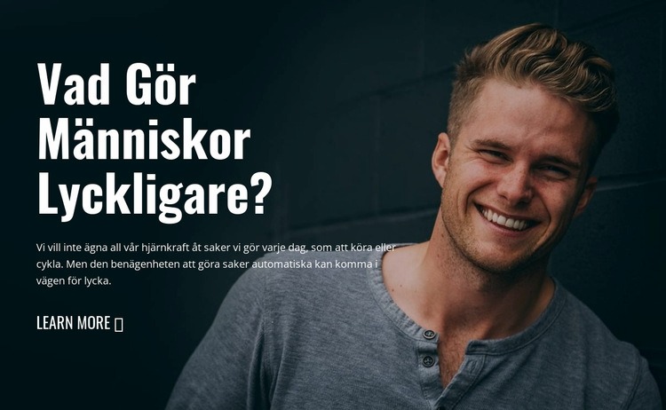 Vilket gör människor lyckligare WordPress -tema