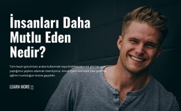 İnsanları Daha Mutlu Yap Için Web Sitesi Tasarımı