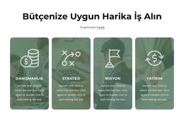 Büyük Simgelerle ızgara Tekrarlayıcı - HTML Sayfası Şablonu