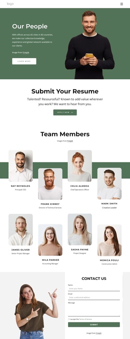 Team Page