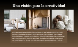 Una Visión De Creatividad - Diseño De Sitio Moderno