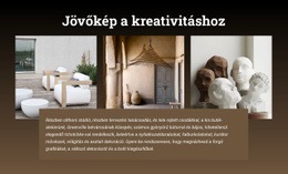 Reszponzív Websablon A Következőhöz: A Kreativitás Víziója