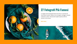 Fotografi Famosi - Tema WordPress Personalizzato