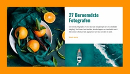 Beroemde Fotografen - Gratis Landingspagina