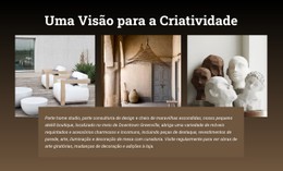 Uma Visão De Criatividade Site Responsivo