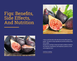 Potential Health Benefits - Functionality Web Page Design