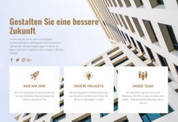 Wir Erfinden Die Zukunft HTML5- Und CSS3-Vorlage