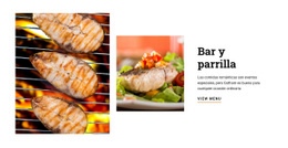 Restaurante Bar Y Grill: Plantilla HTML5 De Una Sola Página