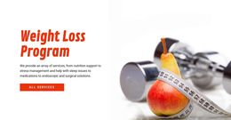 Weight Loss Program Templates Html5 Responsive Free