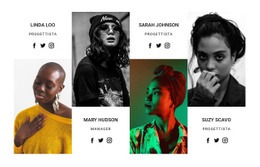 Mockup Di Sito Web Gratuito Per Agenzia Per L'Innovazione Della Moda