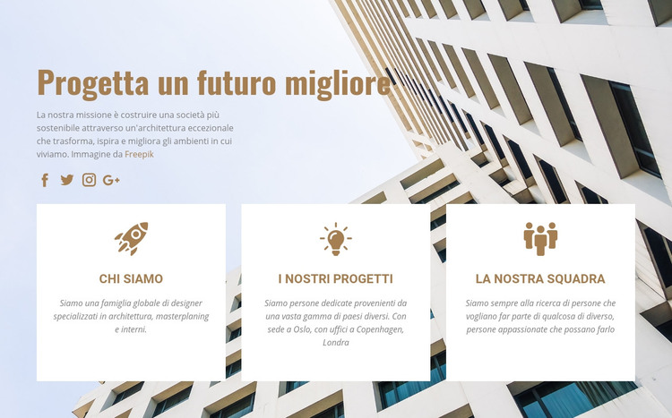 Inventiamo il futuro Modello HTML