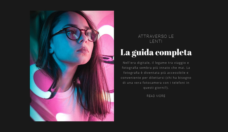 Guida completa Modello HTML