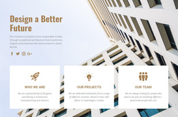 We Invent The Future - Homepage Design