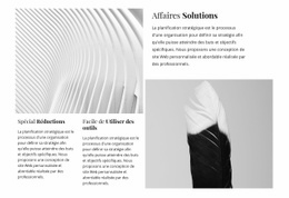 Modèle D'Une Page Le Plus Créatif Pour Des Solutions D'Affaires