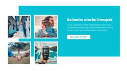 Kalandos Utazások – Ingyenes Webhelysablon