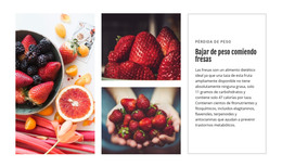 Fresas Para Adelgazar: Plantilla HTML5 Adaptable