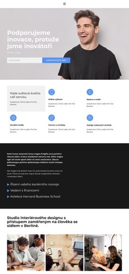 Responzivní Webová Šablona Pro Upřednostňujeme