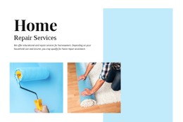 Wall Repair Services Free CSS Template