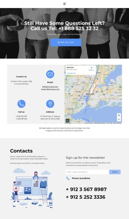 Look For Contacts HTML CSS Website Template