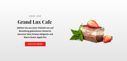 HTML-Seitendesign Für Flapjacks Und Brownies