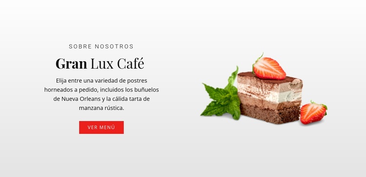 Flapjacks y brownies Plantilla HTML5