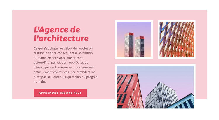 Infrastructure du bâtiment Modèle HTML