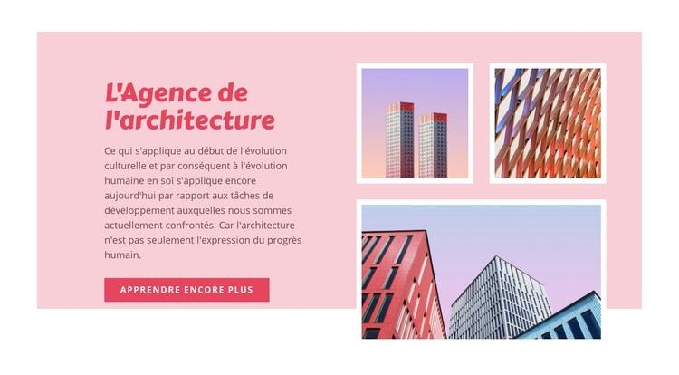 Infrastructure du bâtiment Thème WordPress