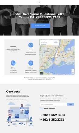 Look For Contacts Templates Html5 Responsive Free