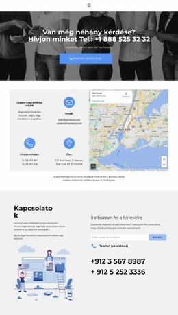 Kapcsolatfelvételi Oldal