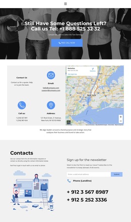 Look For Contacts - Responsive Template