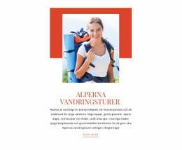Alperna Vandringsturer - Webbplatsmall För Företagspremium