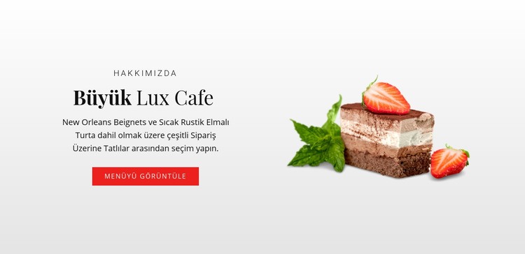 Flapjack ve kek Web sitesi tasarımı
