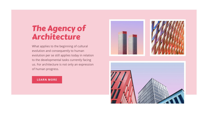 Building infrastructure Web Page Design