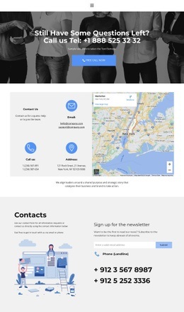 Look For Contacts Bootstrap Website