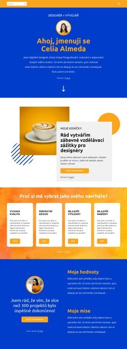 Rozvíjení S Vášní – Šablona HTML5